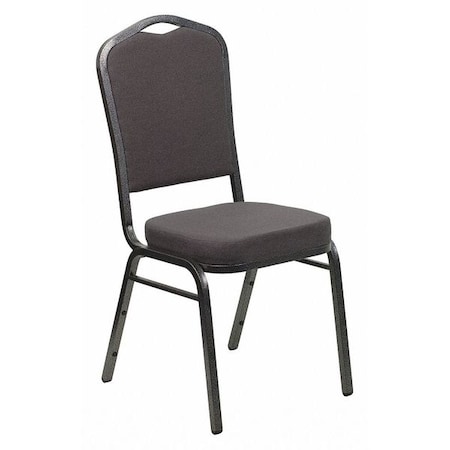 Flash Furniture Hercules Banquet Chair, Gray Back, 17-1/4 in W 20-1/4" L 38" H, Fabric Seat FD-C01-SILVERVEIN-GY-GG