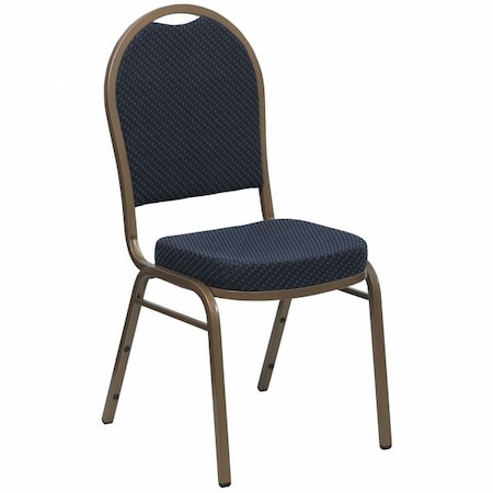 Flash Furniture Hercules Banquet Chair, 17-1/4 in W 20-1/4" L 37-1/2" H, Fixed, Fabric Seat FD-C03-ALLGOLD-H203774-GG