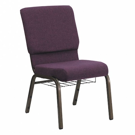 Flash Furniture Hercules Church Chair, 19-1/4 in W 25" L 33-1/4" H, Fabric Seat FD-CH02185-GV-005-BAS-GG