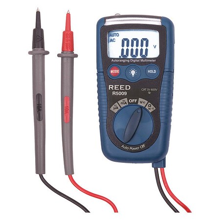 Reed Instruments Multimeter w/NCV and Flashlight, 3-in 1 R5009