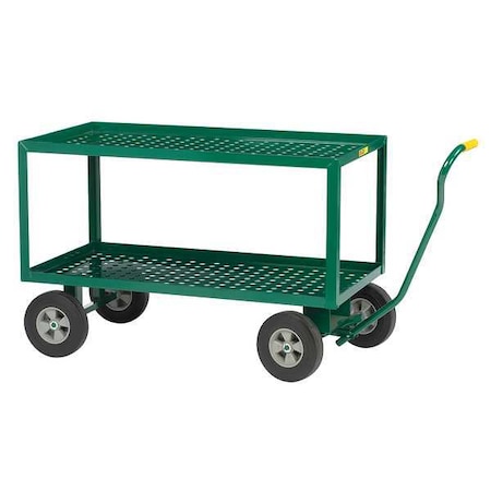 Little Giant Wagon Truck, Perf Deck, 48x24, Rubber Wheel 2LDWP244810G