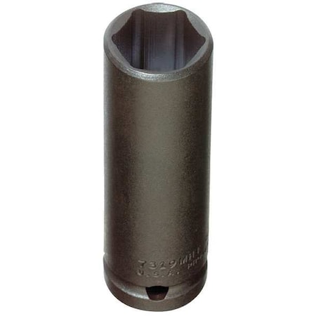 Proto 1/2 " Drive Impact Socket Deep Socket, black oxide, Steel, 24 mm J7324MHT