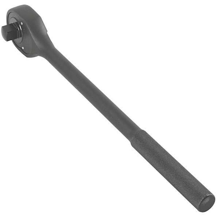 Proto 3/8" Drive 24 Geared Teeth Pear Head Style Hand Ratchet, 11" L, Black Oxide Finish J5250BL