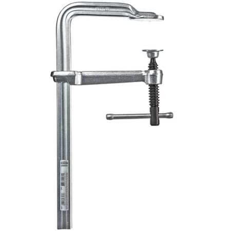 Bessey 24 in Bar Clamp, Tempered Drop-Forged Steel Handle and 4 3/4 in Throat Depth GS60K