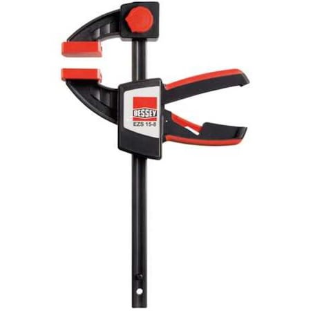 Bessey 12" Bar Clamp, Plastic Handle and 3 1/2 in Throat Depth EZS30-8