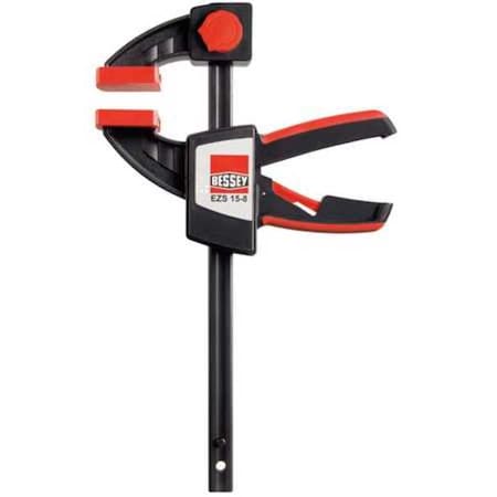 Bessey 18" Bar Clamp, Plastic Handle and 3 1/2 in Throat Depth EZS45-8