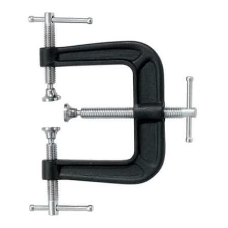 Bessey Edge C-Clamp, 2-1/2", Iron, Lt Duty, 300 lb. B-EC3