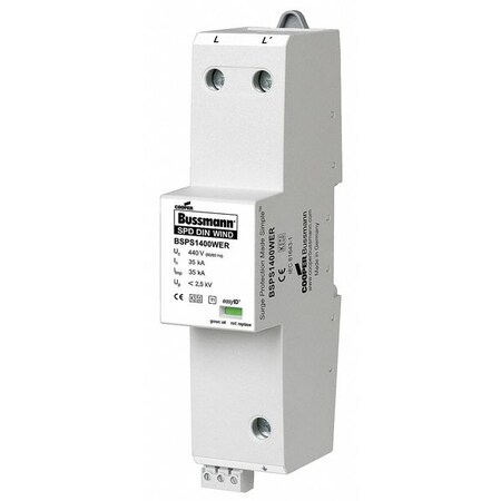 Eaton Bussmann Surge Protection Device, 1 Phase, 690VAC, 1 Poles, 2 BSPS1690WER