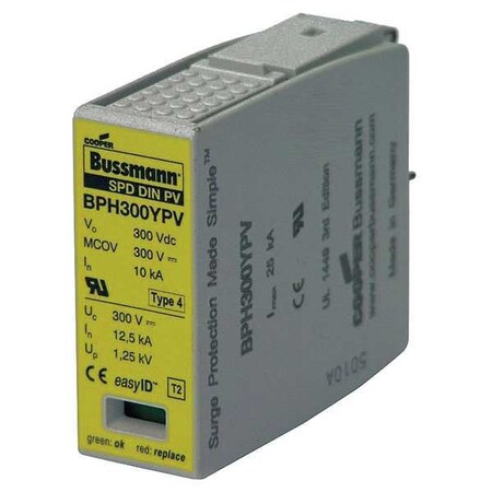 Eaton Bussmann Photovoltaic Rep Module, Hybrid, 600V MCOV BPH600YPV