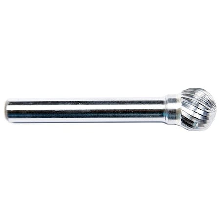 Zoro Select Carbide Bur, Ball, 3/32 19D703