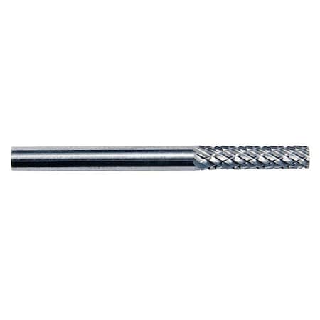 Zoro Select Cylinder Bur SA, Carbide, 1/4", Double Cut 19D788