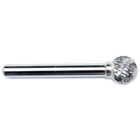 Zoro Select Carbide Bur, Ball, 3/32 19D849