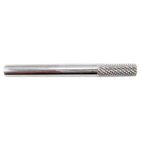 Zoro Select Carbide Bur, Diamond Cut, 1/4 19D933