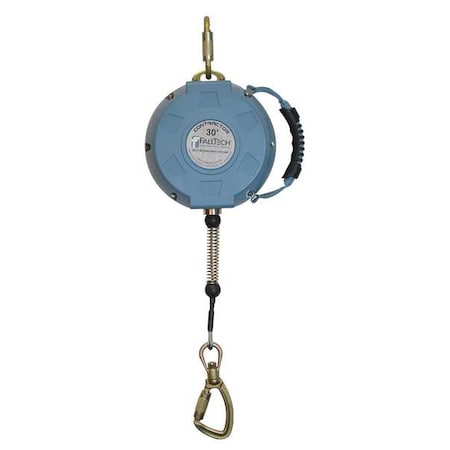 Falltech Self-Retracting Lifeline, 30 ft. Length, 1 Leg(s), 310 lb. Weight Capacity 727630C