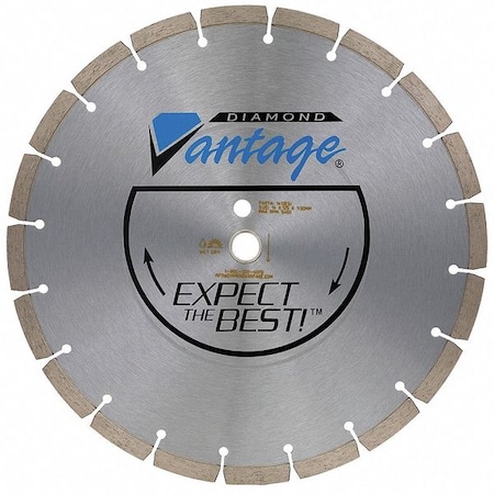Diamond Vantage Diamond Saw Blade, Masonry, 12 in. Dia. 1212ESI