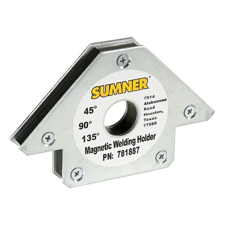 Sumner Magnetic Weld Angle, 6-11/32x4in, 90lb 781887