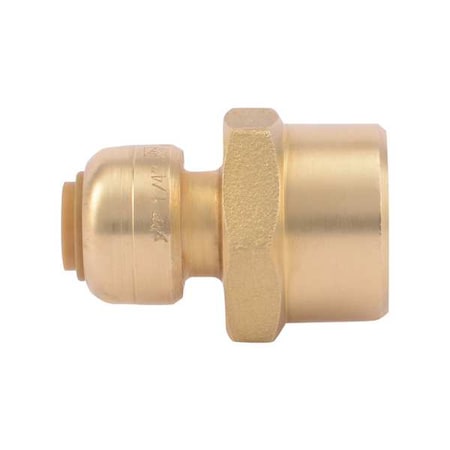 Sharkbite 1/4" Tube x 1/2" FNPT DZR Brass Reducing Adapter U066LF