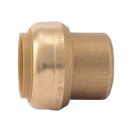 Sharkbite End Stop, 1 in Tube Size, Brass, Brass U520LF