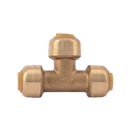 Sharkbite 1/4" Tube DZR Brass Tee U358LF