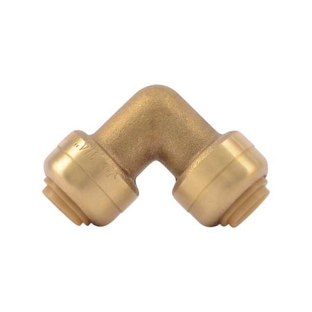 Sharkbite 1/4" Tube DZR Brass 90 Degree Elbow U244LF