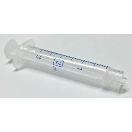 Norm-Ject Plastic Syringe, Luer Lock, 2 mL, PK100 4020-X00V0