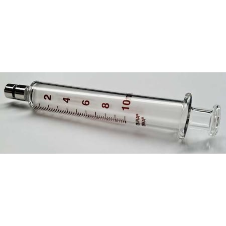 Fortuna Glass Syringe, Metal Luer Lock, 10 mL 7.140-37