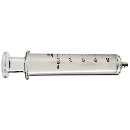 Fortuna Glass Syringe, Metal Luer Lock, 100 mL 7.140-51
