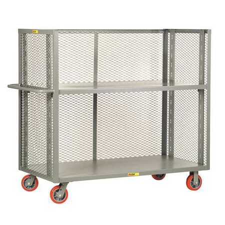 Little Giant Adjustable Shelf Truck, 12 ga. Steel, 3600 lb Load Capacity, 66 in L, 30 in W, 57 in H T2A30606PY