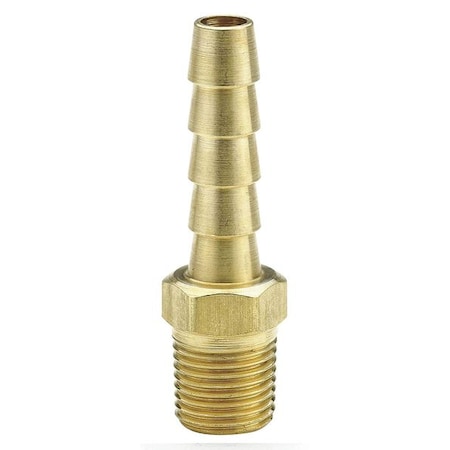 Parker 1/4" Barb x MNPT Low Lead Brass Adapter L125HBL-4-4
