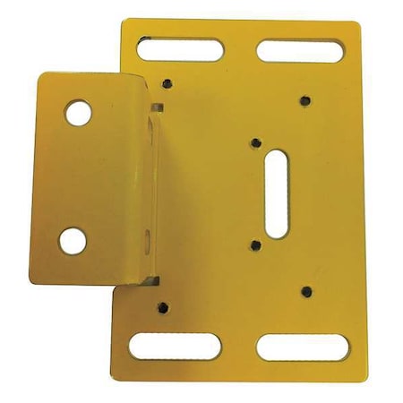 Saf-T-Fence Interlock Mounting Plate, Powder Coated SAF-INTHRD