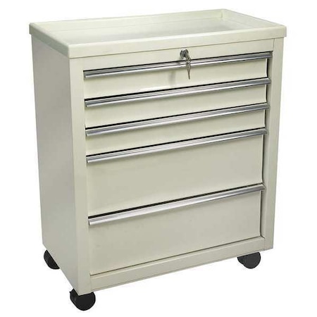 Lakeside Bedside & Nurse Server Cart, Steel, 200 lb Load Capacity, 1 Shelves, 24 1/2 in L, 13 1/2 in W BV05