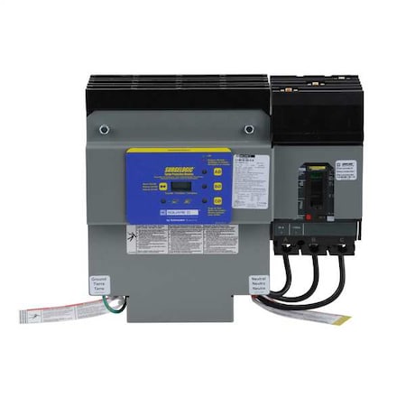 Square D Surge Protection Device, 3 Phase, 120/208V AC, 3 Poles, 4 Wires, 120kA HL2IMA12C