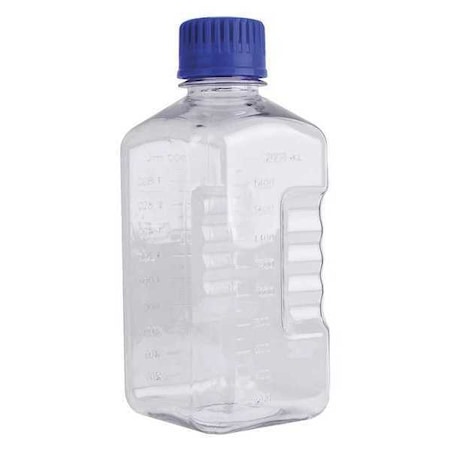 Wheaton Bottle, PETG, 2000mL, Square, PK6 WPBGC2000SB