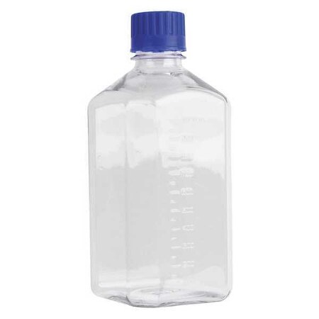 Zoro Select Bottle, PETG, 1000mL, Square, PK12 WPBGC1000SB