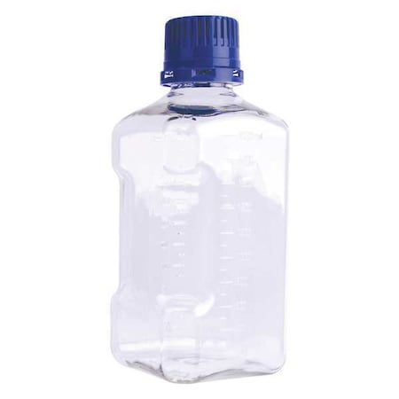 Zoro Select Bottle, PETG, 2000mL, Square, PK6 WPBGC2000S