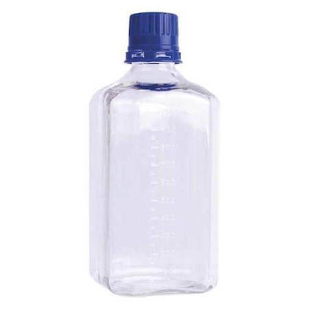 Wheaton Bottle, PETG, 1000mL, Square, PK12 WPBGC1000S