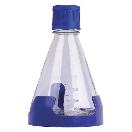 Zoro Select Shake Flask, 500mL, PC, Flat Base, PK12 WPFPC0500S