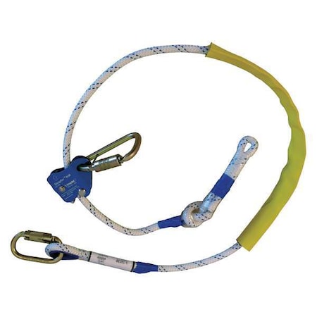 Tractel Positioning Lanyard, 6 ft. Length, 1 Leg(s), 310 lb. Weight Capacity CSP06C1