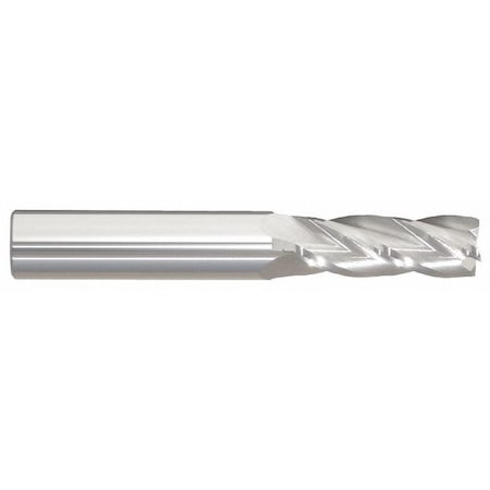 ZORO SELECT Carbide End Mill, 1/8In, 4FL, Single, 1-1/2 206-001060