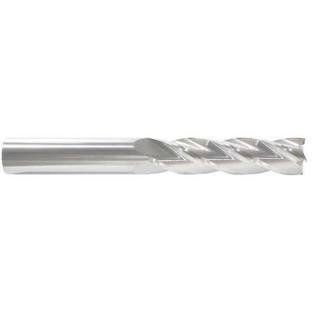 ZORO SELECT Carbide End Mill, 1/8In, 4F, Single, 2-1/4In 215-001001