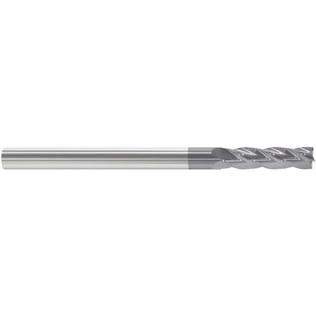 Zoro Select Carbide End Mill, 3/8In, 4FL, Single, 6In 218-001047