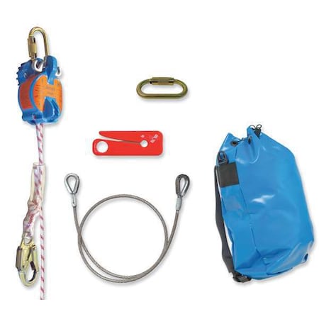 Tractel Rescue System, 200 ft., 310 lb., Kernmantle KT7200/TK