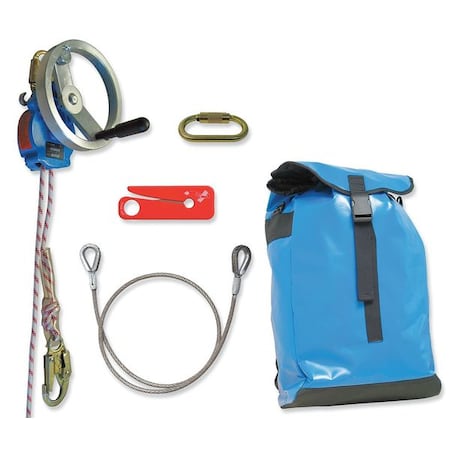 Tractel Rescue System, 400 ft., 310 lb., Kernmntle KT7400/AK