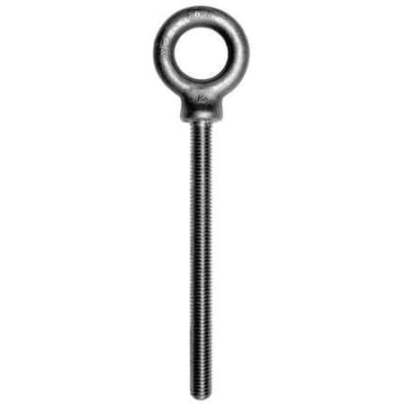 Ken Forging Eye Bolt With Shoulder, 1/2"-13, 6 in Shank, 1-3/16 in ID, Steel, Plain K2025-6