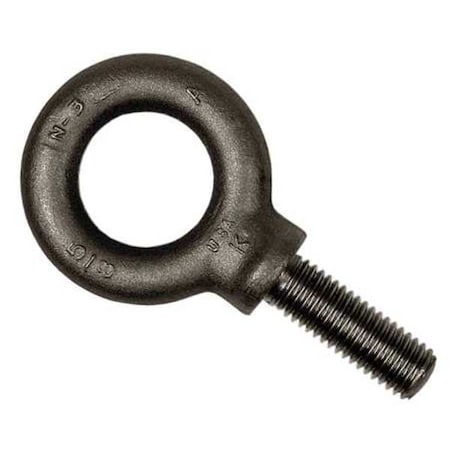 Ken Forging Eye Bolt With Shoulder, 3/4"-10, 2 in Shank, 1-1/2 in ID, Steel, Plain K2028-LT