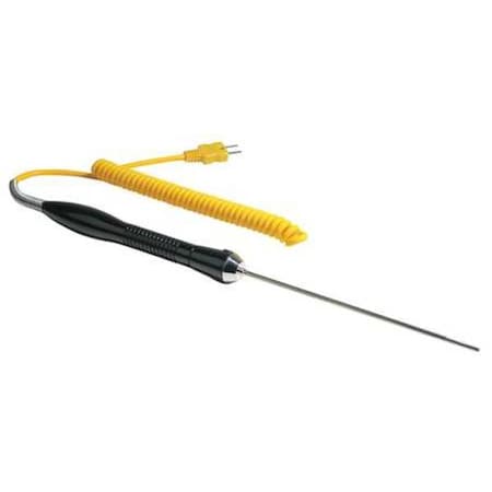 Extech Temperature Probe, Mini Plug, Type K TP882
