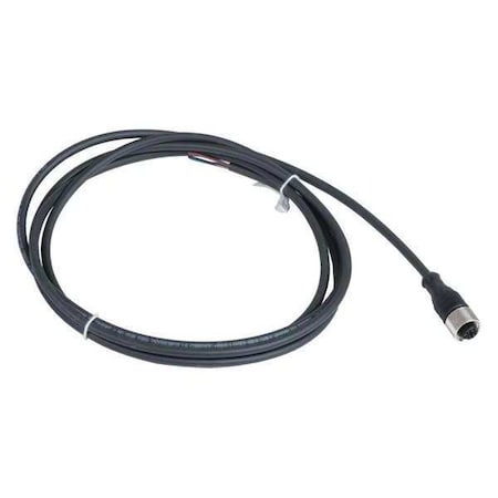 Telemecanique Sensors Cordset, 6.56 ft., Black, 250VAC/300VDC XZCP1141L2