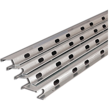 Auralex Acoustics Sound-Isolating Channel, Steel, 3/16 ft W, 8 ft L, 0.5 in Thick, Gray, 24 PK RC-8