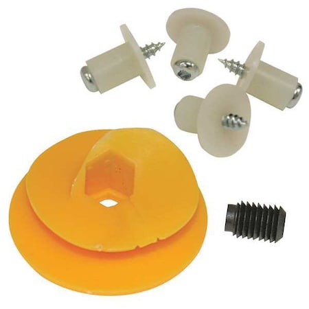 Auralex Acoustics Marking Plugs, Plastic, 3/4 in. W, PK2 SO MARKING PLUGS