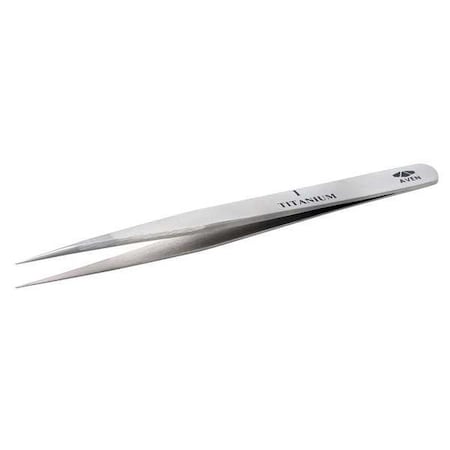 Aven Precision Tweezer, Titanium, 4-1/2 In 18043TT